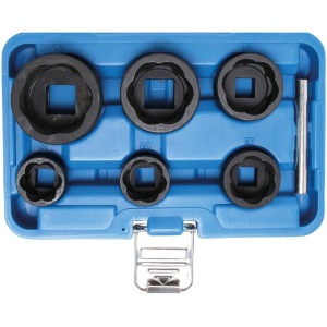 Set chei speciale extras suruburi, canale spirale 22-41 mm, 1/2" + 3/4", 7 piese