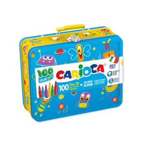 Set colorat în cutie metalică Carioca - Img 2