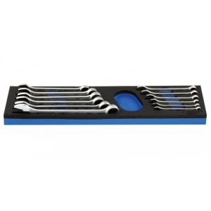 Set de 12 chei combinate Unior varianta scurta in modul SOS, DIM 8-24 mm