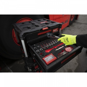 SET INSERȚIE SPUMĂ PACKOUT™ ANTRENOR CU CLICHET ¼″, CHEI TUBULARE, ȘURUBELNIȚE ȘI CHEI (35 BUC.) - Img 2