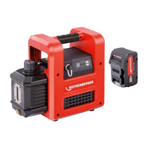 Set pompa de vid cu acumulator Rothenberger Roairvac R32 5.0 CL, 2 trepte, 142 l/min - Img 2
