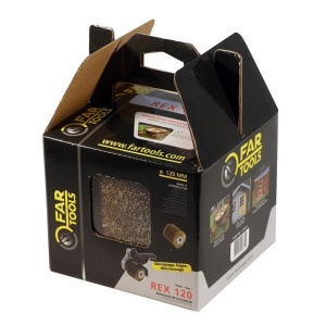 Set slefuitor cu perie FAR TOOLS, REX120C cu 3 perii incluse - Img 8