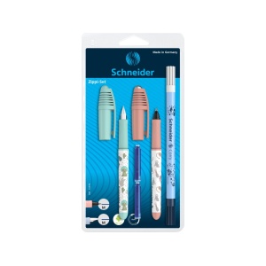 Set stilou + roller Schneider Zippi + pic Corry + 2 rezerve/blister