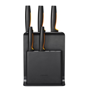 Set suport cu 5 cutite, Fiskars, FunctionalForm, lame inoxidabile - Img 2
