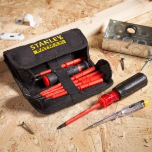 Set surubelnite izolate Stanley Fatmax FMHT66426-0, VDE 1000 V, 9 piese in geanta textila - Img 4
