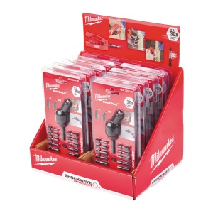 SHOCKWAVE™ KNUCKLE™ Milwaukee, posibilitate de înclinare la 0° și 30° [ 1 x KNUCKLE™, 1 x PH1 / 2 x PH2, 1 x PZ1 / 2 x PZ2 / 1 x PZ3, 1 x TX15 / 1 x TX20 / 1 x TX25 ] - Img 15