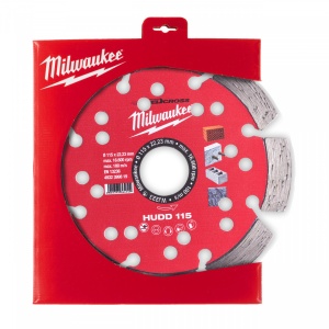 Speedcross HUDD Milwaukee, disc universal pentru materiale dure (Diametru interior disc (mm): 22.23, Tip: HUDD 115, Diametru disc (mm): 115, Înălțime segment (mm): 10) - Img 2