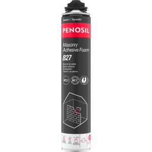 Spumă adezivă de zidărie pentru pistol PENOSIL Masonry Adhesive Foam 827, 750 ml