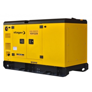 Stager YDY22S Generator insonorizat diesel monofazat 20kVA, 87A, 1500rpm