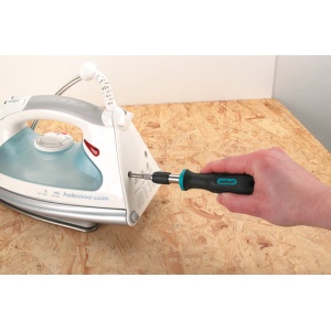 Surubelnita pentru biti Wolfcraft 1240000, magnetic, maner ergonomic, bicomponent, lungime 138 mm - Img 6