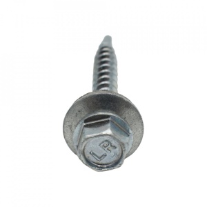 Suruburi Autoforante cu cap hexagonal, DIN 7504K, filet lemn (OFA), ZN+saiba EPDM, 4.8x20mm, 250 bucati - Img 2