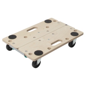 Transportor pe role Wolfcraft FT 350 B, pentru mobila, separabil, cu opritori si maner, sarcina maxima 300 kg - Img 3