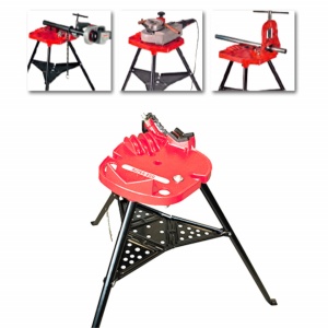 Trepied uni, banc de lucru, 2 in 1, contine menghina cu lant de max. Ř 6" - Img 2