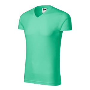 Tricou pentru bărbaţi, Slim Fit V-neck, 180 g/m² 146 - Img 3