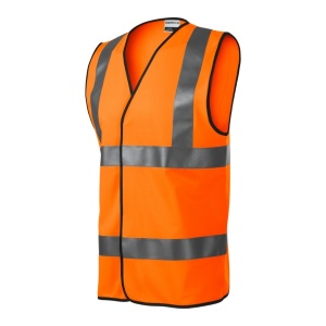 Vestă reflectorizantă unisex, HV Bright, 120 g/m² 9V3 - Img 2