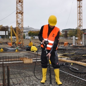 Vibrator de beton cu convertizor integrat Wacker Neuson IRSE-FU58/230 Laser, cap vibrant 58 mm, arbore flexibil 15 m - Img 5