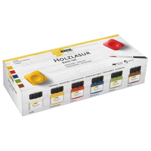 Vopsea acrilică lemn Kreul Basic 6/set