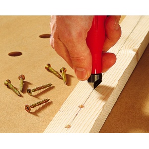 Zencuitor manual Wolfcraft 4315000, D 19 mm, unghi zencuitor 45° - Img 3