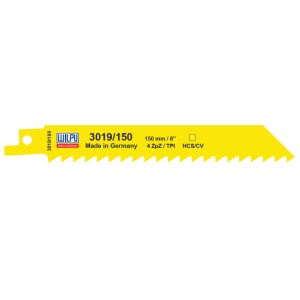 3019/150 Panza HCS/CV pentru fierastrau sabie pentru lemn / 5 bucati, DIM 150 x 19 x 1.05 mm