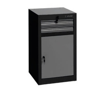 990NDD2-BLACK Dulap ingust pentru scule - 2 sertare si usa