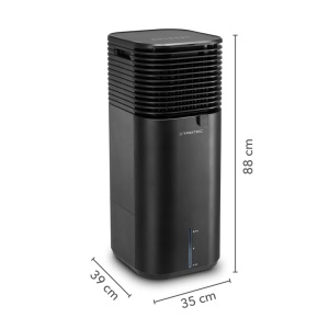 Aircooler - Racitor de aer portabil, umidificator, Trotec, tip PAE50, negru, 145 W, 750m³/h, 4 viteze - Img 2
