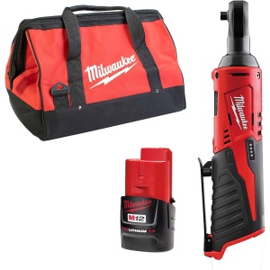 Antrenor cu clichet de impact M12 ™ Milwaukee M12IR-201B(3/8"), alimentare cu acumulator - echipat - Img 1
