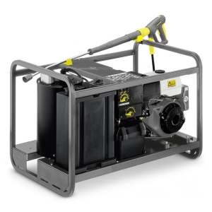 Aparat de spalat cu presiune cu motor termic (benzina) si incalzire, Karcher HDS1000Be