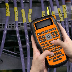 Aparat etichetat E1000 Portocaliu, portabil, pentru etichete Brother TZe 6, 9, 12mm, Brother P-Touch PT-E110VP, Brother PT-105 - Img 2