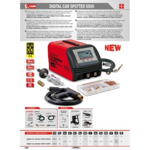 Aparat sudura in puncte Telwin DIGITALCARSPOTTER5500_400V_AUTOACC, 3000 A, 1.5+1.5 mm, cu accesorii - Img 2
