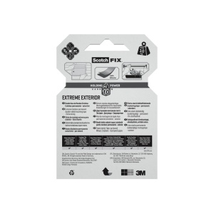 Bandă dublu adezivă montare exterior, 19 mm x 1,5 m 3M Scotch-Fix™ Extreme - Img 7