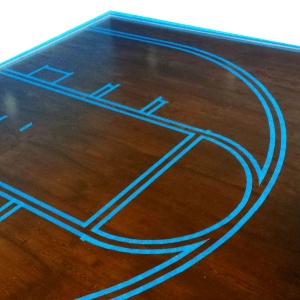 Banda marcare protectie 3M 764i vinil albastru, 50mm x 33m, marcare terenuri sport indoor, 70006299807 - Img 3