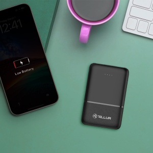 Baterie externă Tellur 5000mAh 2xUSB+USB-C+MicroUSB, negru - Img 5