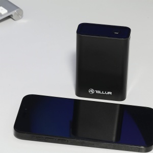 Baterie externă Tellur Compact Pro PD702 20000mAh QC3.0 22.5W + PD20W, LCD display, negru - Img 5