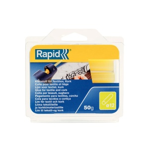 Baton silicon profesional Rapid Piele intoarsa, Textile, galben, O12mm x 94mm, baza EVA, 50g blister 40107353