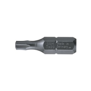 Bit hexagonal USH 1/4” DIN 3126 – Forma C 6,3 – profil TORX TX 25