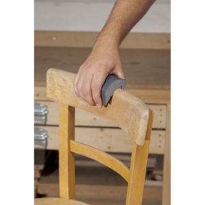 Burete slefuire Wolfcraft 2778000, dimensiuni 100x90x25 mm, granulatie 60 - Img 3