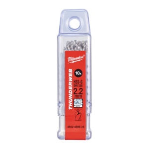 Burghiu metal MILWAUKEE THUNDERWEB - DIN 338 Ø 2.2x27x53 mm - set 10 buc - Img 2