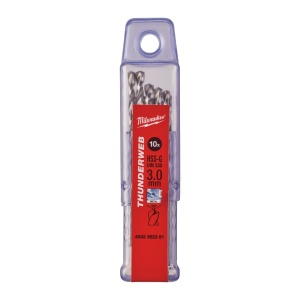 Burghiu metal MILWAUKEE THUNDERWEB - DIN 338 Ø 3x33x61 mm - set 10 buc - Img 2
