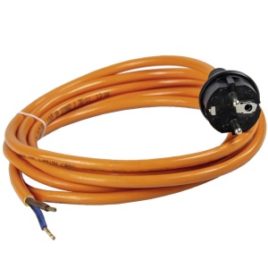 Cablu alimentare cu stecher, 2 x 1 mm², L=3 m