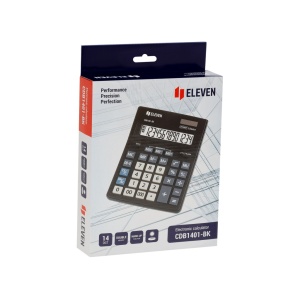 Calculator de birou 14 digiți, 205 x 155 x 35 mm, Eleven CDB1401-BK - Img 6