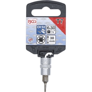 Capat cheie tubulara 1/4" cu varf Torx, T7 - Img 2