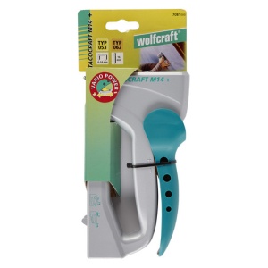 Capsator manual M14 Wolfcraft 7081000, pentru capse tip 053 de la 6 - 14 mm si cuie de tip 062, 16 mm - Img 7