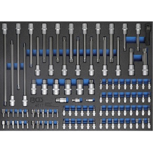 Carucior pentru scule "Profi Standard Maxi", 8 sertare, cu 263 scule - Img 7