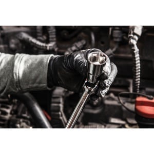 Cheie cu mâner T și cap pivotant MILWAUKEE Hex 22 mm - Img 2