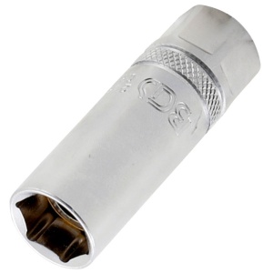 Cheie pentru bujii 16 mm cu magnet, antrenare 1/2", 6 canturi