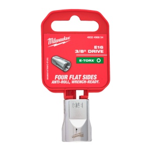 Cheie tubulara cu patrat 1/4" cu bit profil extern Milwaukee Torx E-TX 16 - Img 2