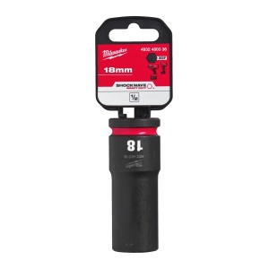 Cheie tubulara de impact 1/2" MILWAUKEE SHOCKWAVE™ IMPACT DUTY - lungi 18 mm L78mm - Img 2