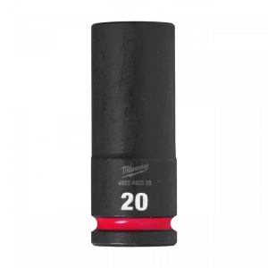 Cheie tubulara de impact 1/2" MILWAUKEE SHOCKWAVE™ IMPACT DUTY - lungi 20 mm L78mm