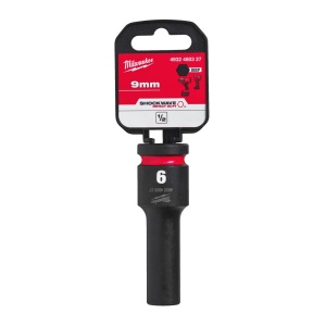 Cheie tubulara de impact MILWAUKEE 1/2" SHOCKWAVE™ IMPACT DUTY - lungi 9 mm L78mm - Img 2