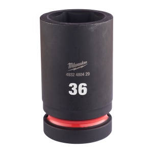 Cheie tubulară de impact MILWAUKEE ShW 1", lungă - 36mm L92mm